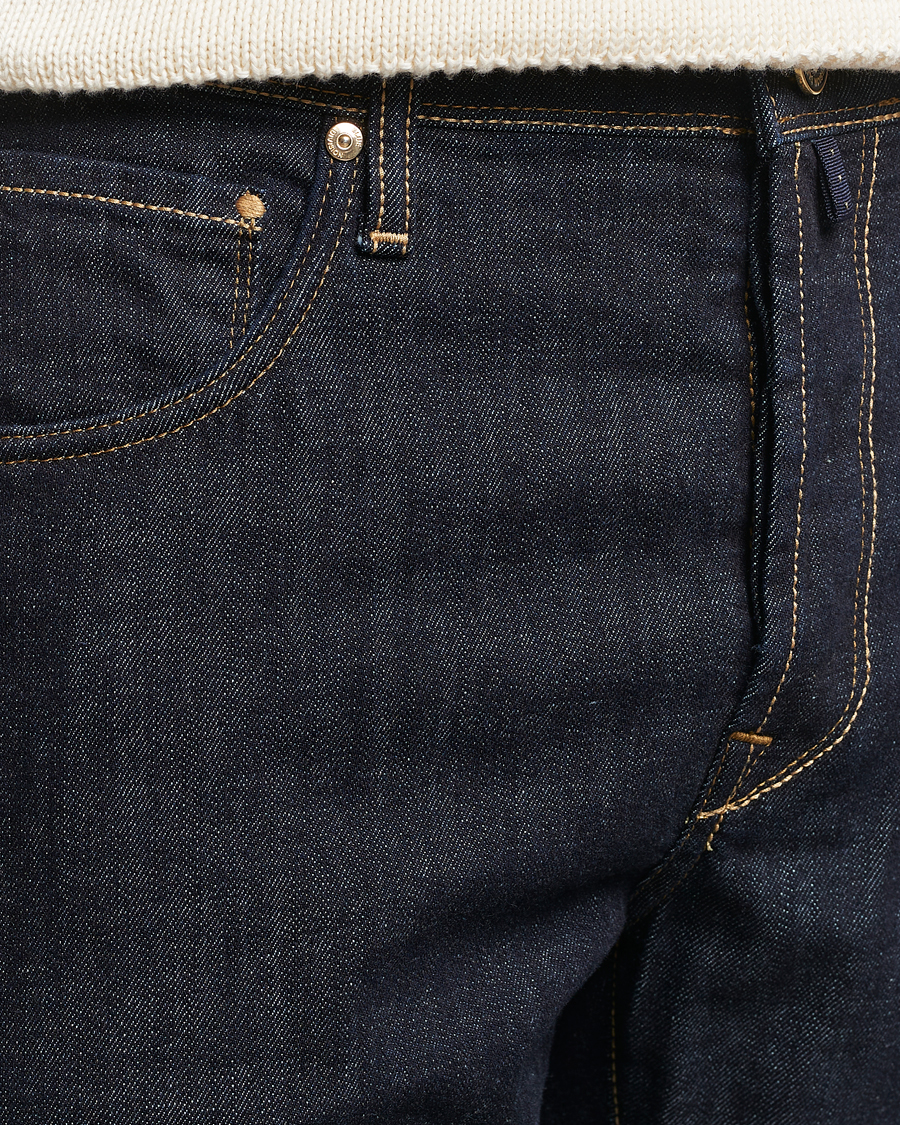 Herren | Jeans | Incotex | 5-Pocket Stretch Denim Dark Blue