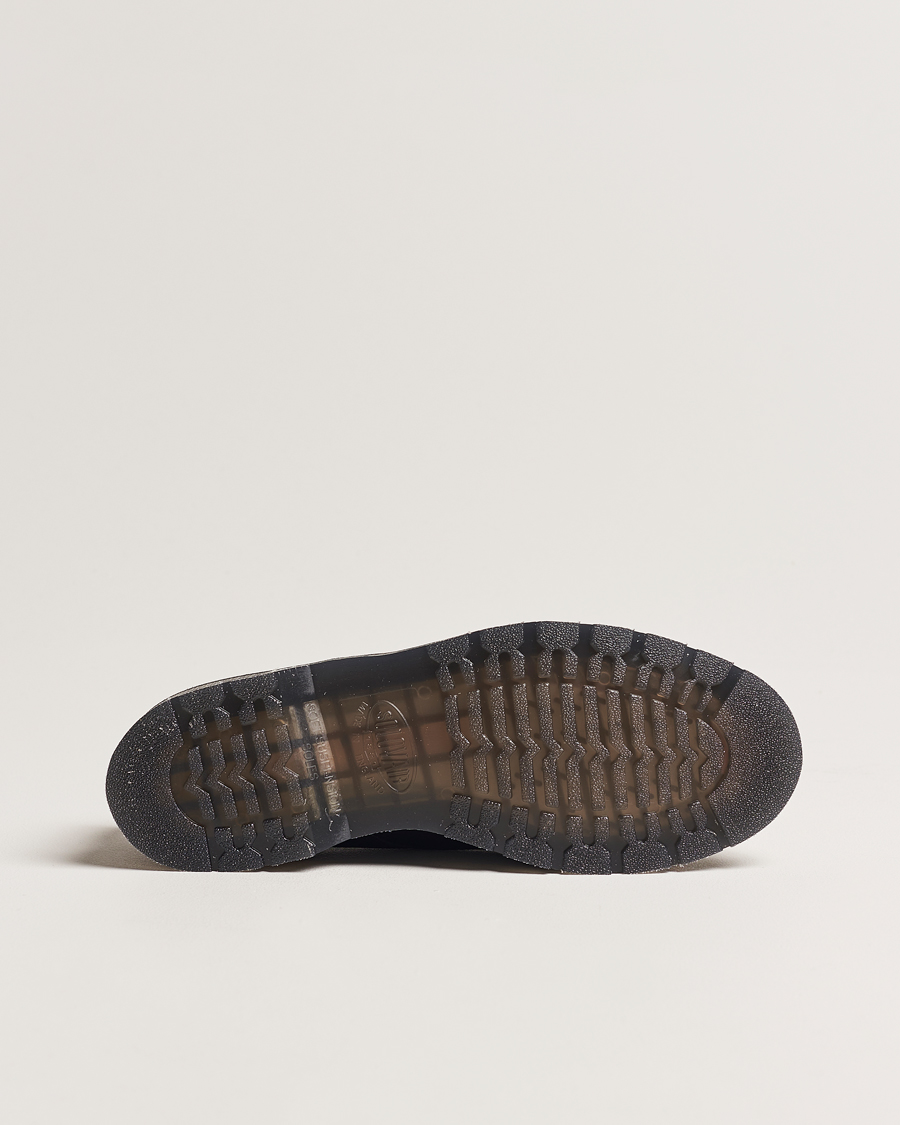 Herren | Derby | Solovair | 3 Eye Gibson Shoe Black Grain
