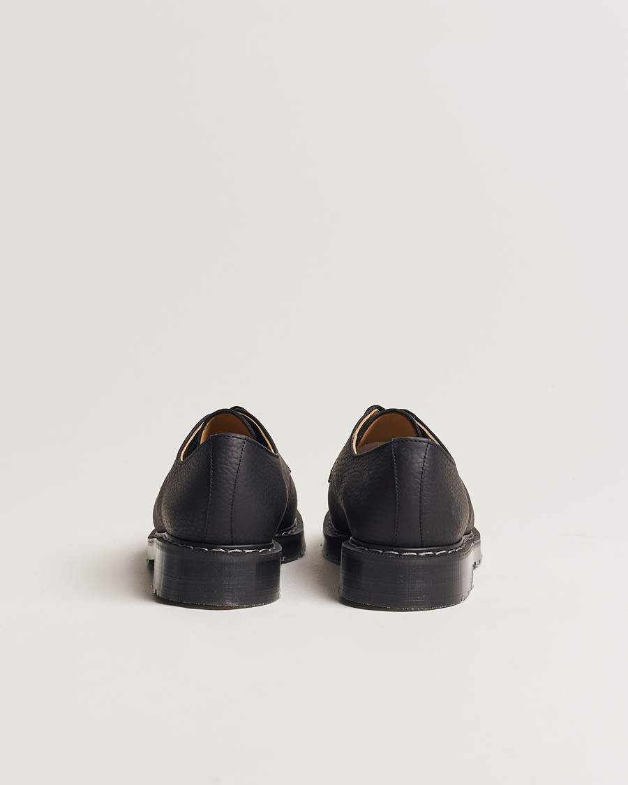 Herren | Derby | Solovair | 3 Eye Gibson Shoe Black Grain