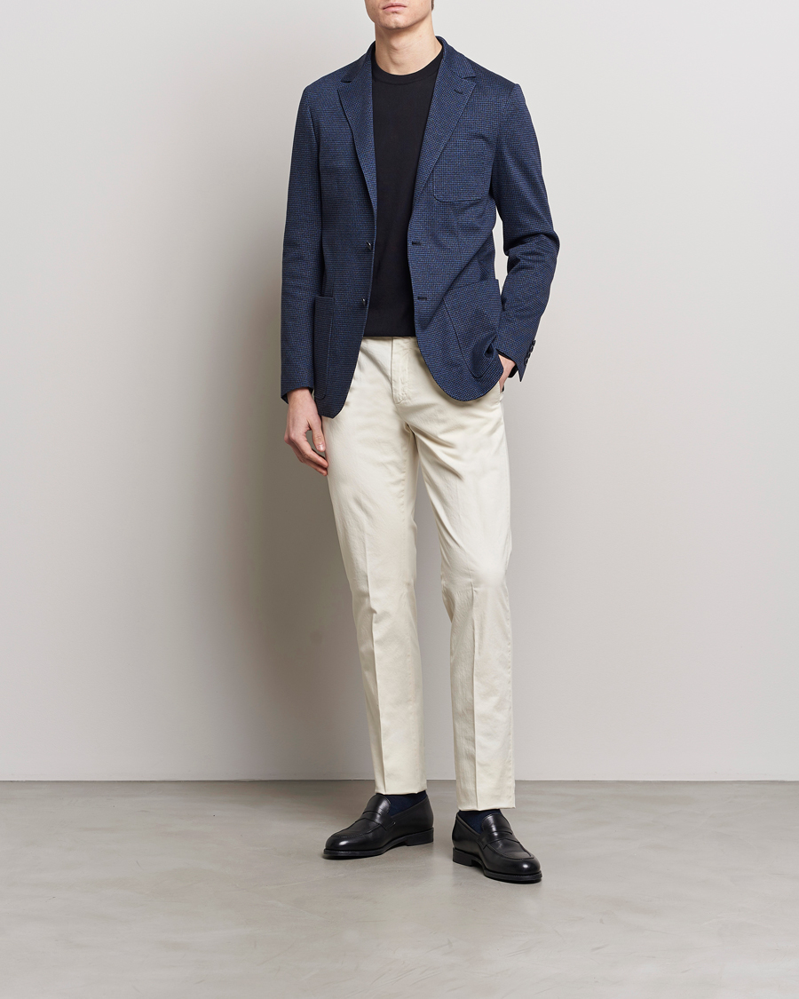 Herren | Hosen | Canali | Cotton Stretch Chinos Off White