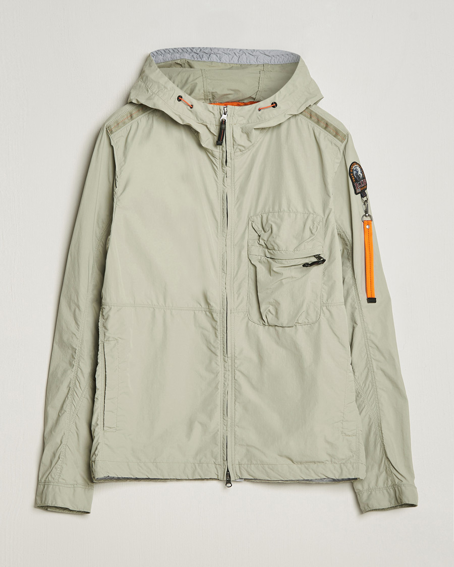 Herren | Jacken | Parajumpers | Nigel Vintage Nylon Hooded Jacket Sage
