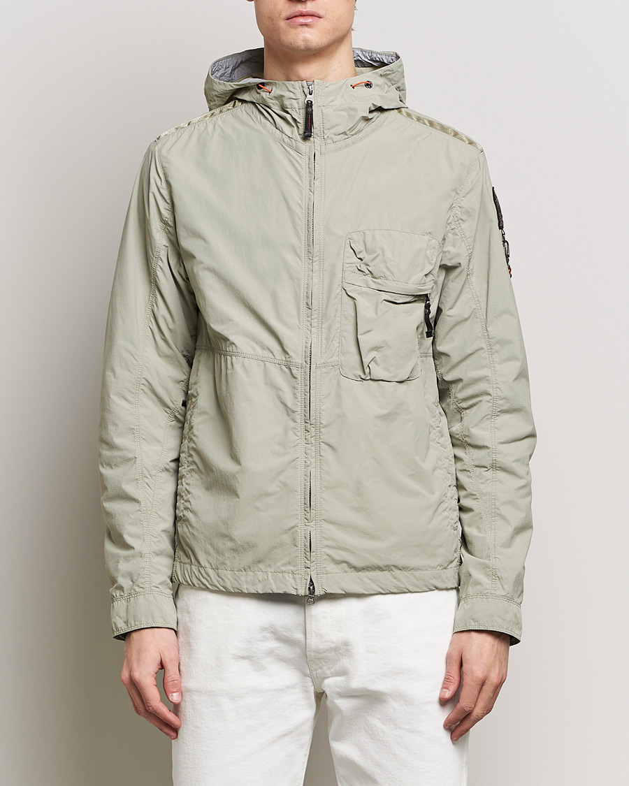 Herren | Jacken | Parajumpers | Nigel Vintage Nylon Hooded Jacket Sage