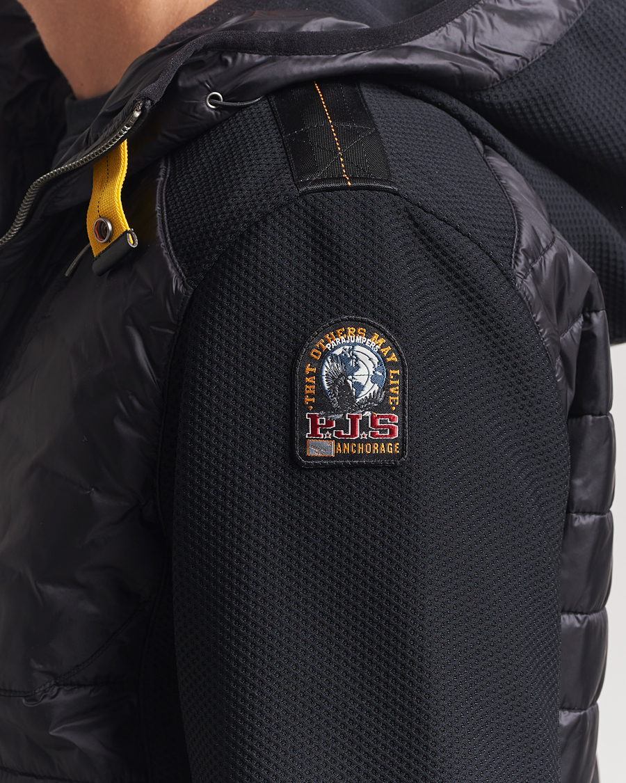 Herren | Jacken | Parajumpers | Nolan Mesh Hooded Hybrid Black