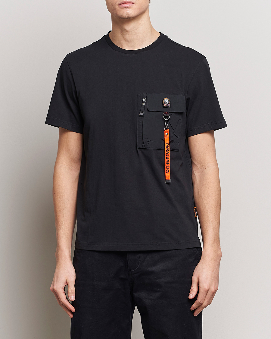Herren |  | Parajumpers | Mojave Pocket Crew Neck T-Shirt Black