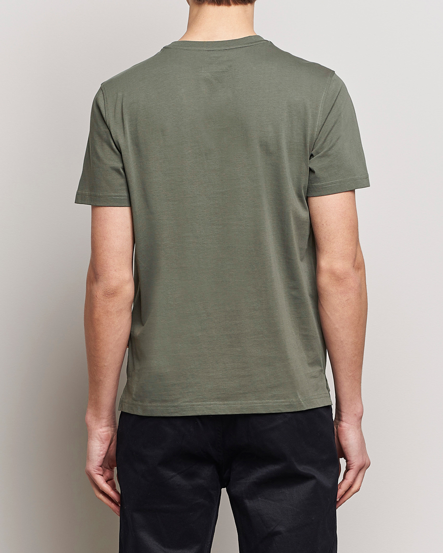 Herren | T-Shirts | Parajumpers | Mojave Pocket Crew Neck T-Shirt Thyme Green
