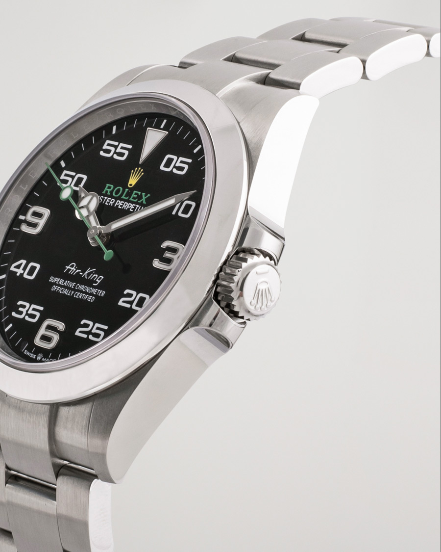 Herren | Rolex Pre-Owned Air King 126900 Silver | Rolex Pre-Owned | Air King 126900 Silver