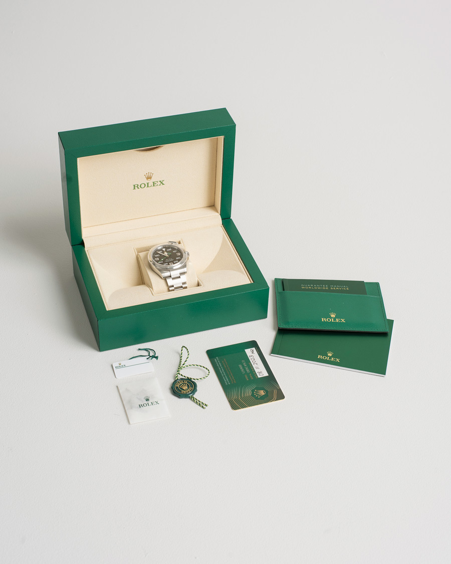 Herren | Rolex Pre-Owned Air King 126900 Silver | Rolex Pre-Owned | Air King 126900 Silver