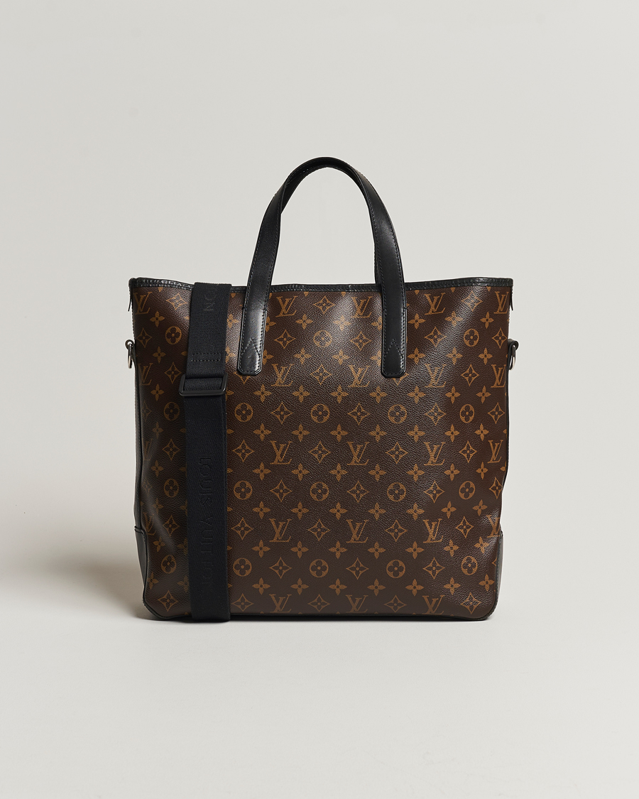 Herren | Louis Vuitton Pre-Owned Davis Tote Bag Monogram Macassar | Louis Vuitton Pre-Owned | Davis Tote Bag Monogram Macassar