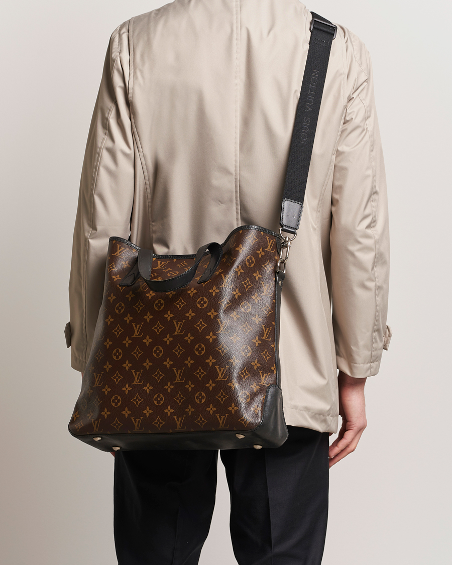 Herren | Louis Vuitton Pre-Owned Davis Tote Bag Monogram Macassar | Louis Vuitton Pre-Owned | Davis Tote Bag Monogram Macassar