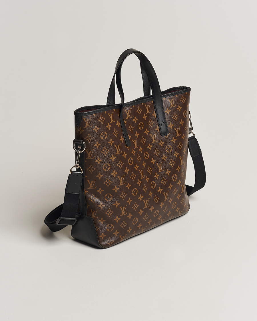 Herren | Louis Vuitton Pre-Owned Davis Tote Bag Monogram Macassar | Louis Vuitton Pre-Owned | Davis Tote Bag Monogram Macassar