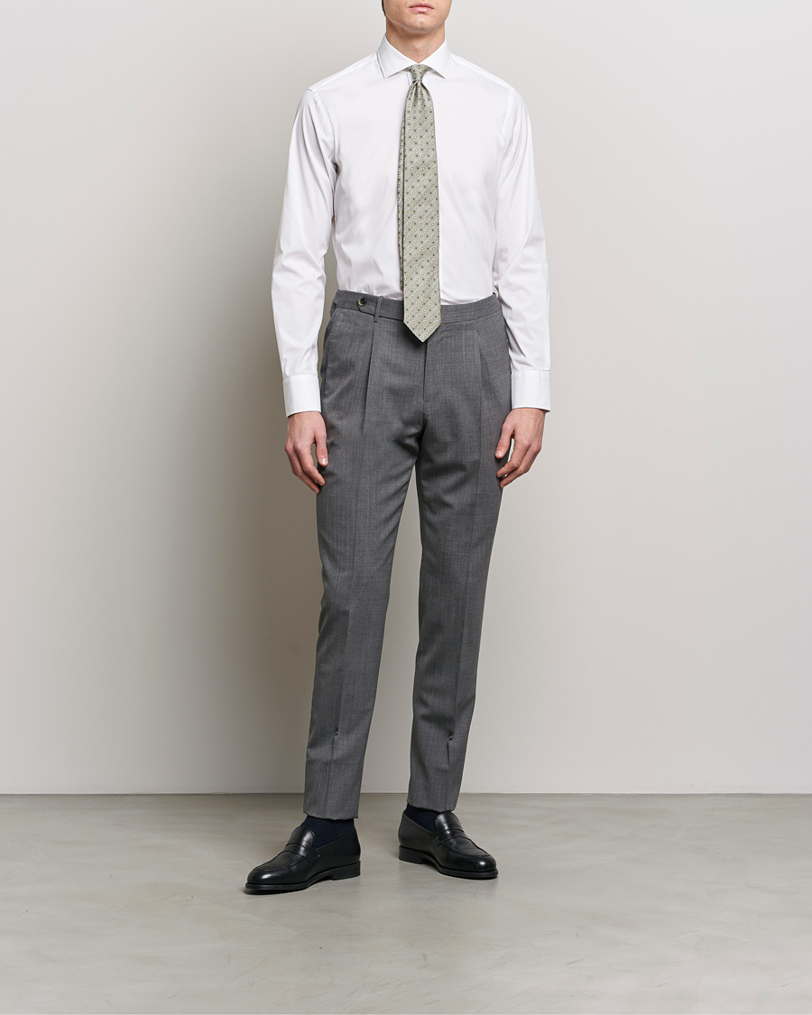 Herren | Hemden | Grigio | Comfort Stretch Dress Shirt White