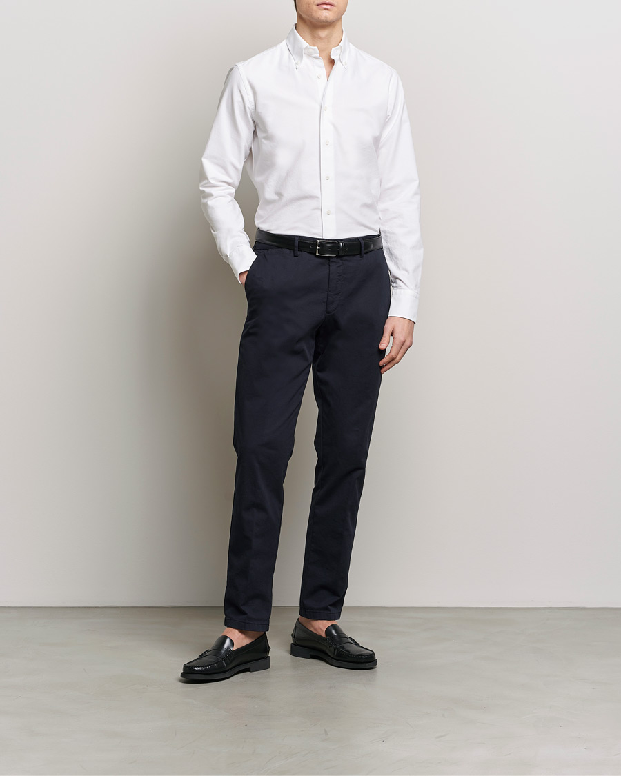 Herren | Hemden | Grigio | Oxford Button Down Shirt White