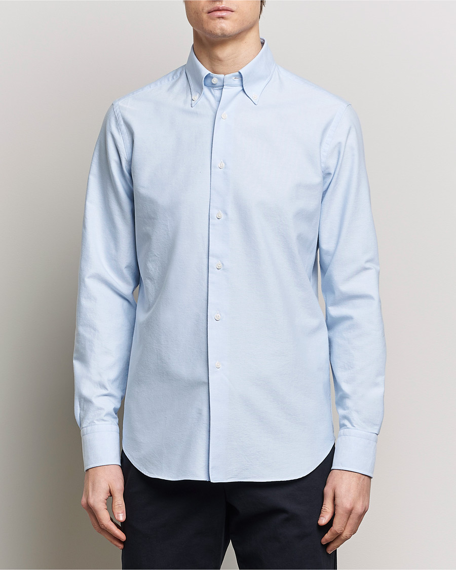 Herren | Wardrobe basics | Grigio | Oxford Button Down Shirt Light Blue