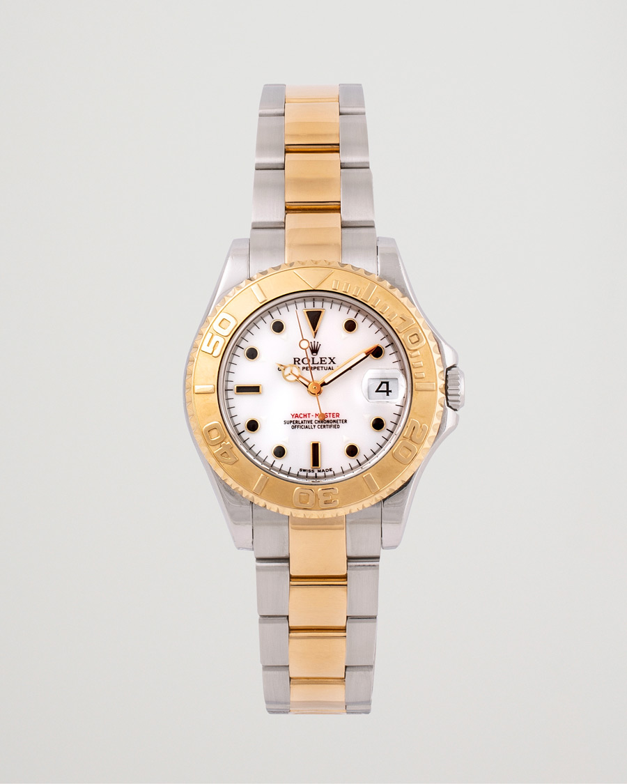 Herren | Rolex Pre-Owned Yacht Master 168623 Gold/Silver | Rolex Pre-Owned | Yacht Master 168623 Gold/Silver