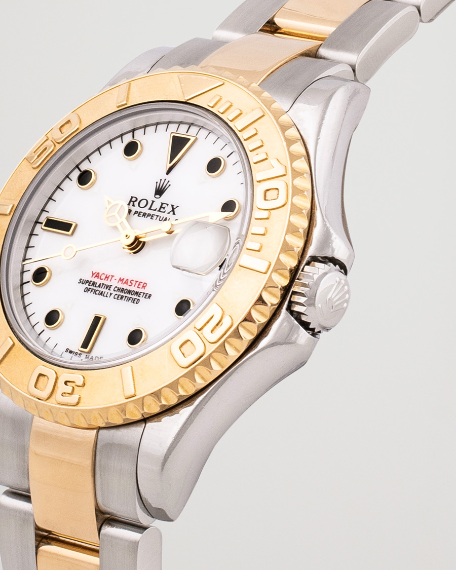 Herren | Rolex Pre-Owned Yacht Master 168623 Gold/Silver | Rolex Pre-Owned | Yacht Master 168623 Gold/Silver