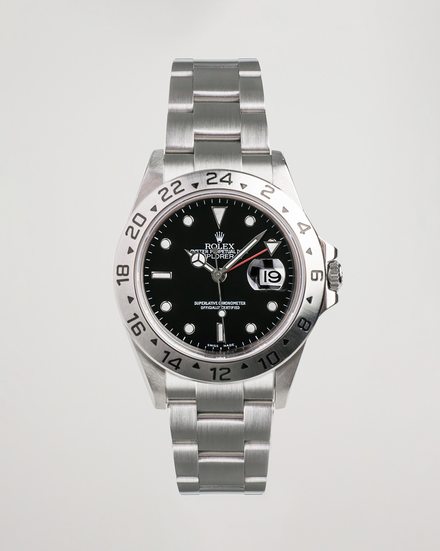 Herren | Rolex Pre-Owned Explorer II 16570 Silver | Rolex Pre-Owned | Explorer II 16570 Silver
