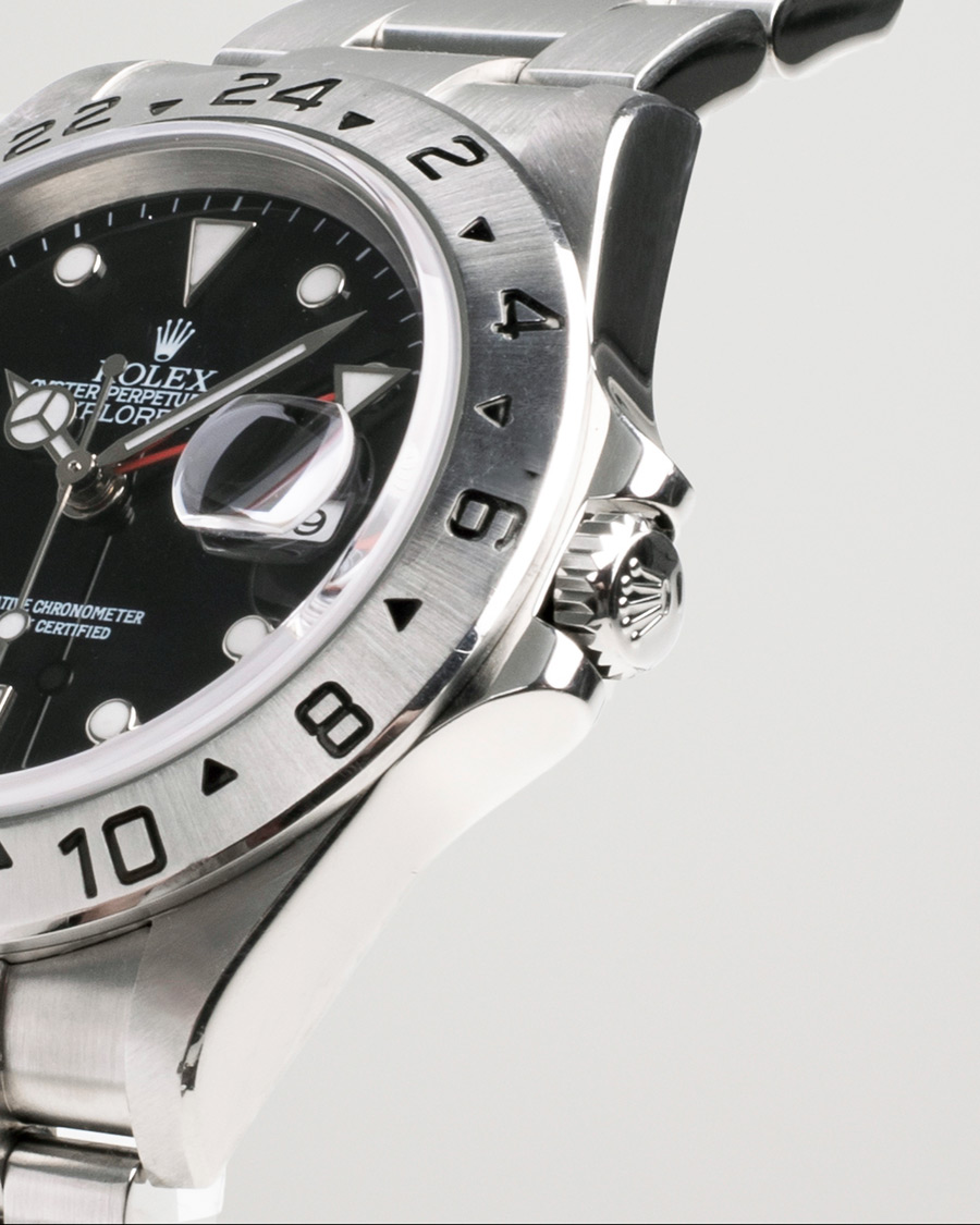 Herren | Rolex Pre-Owned Explorer II 16570 Silver | Rolex Pre-Owned | Explorer II 16570 Silver