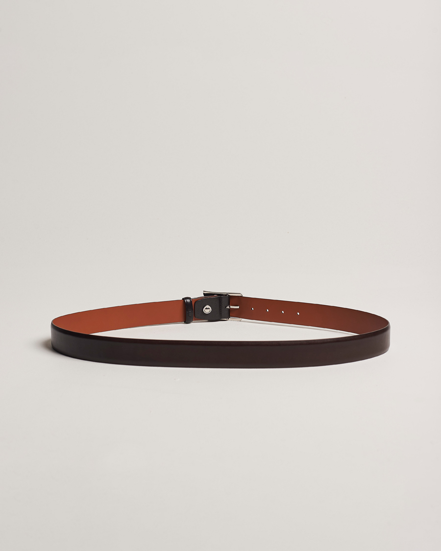 Herren | Santoni Adjustable Belt Brown Leather | Santoni | Adjustable Belt Brown Leather