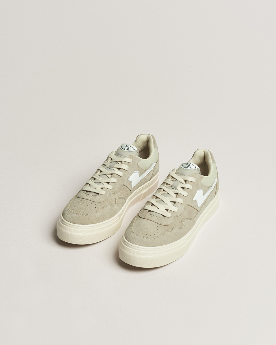 Herren | Stepney Workers Club Pearl S-Strike Suede Sneaker Lt Grey/White | Stepney Workers Club | Pearl S-Strike Suede Sneaker Lt Grey/White