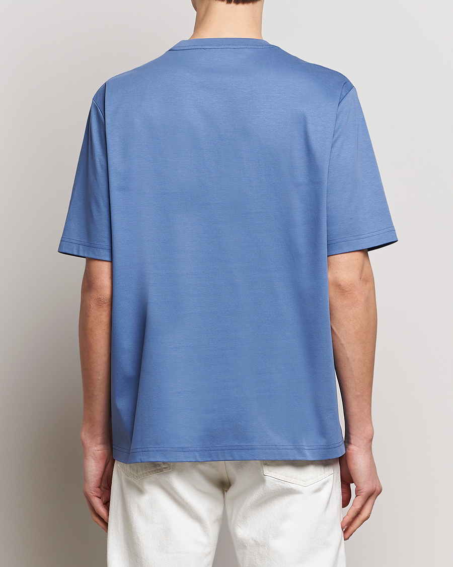 Herren | T-Shirts | Lanvin | Embroidered Logo T-Shirt Cornflower