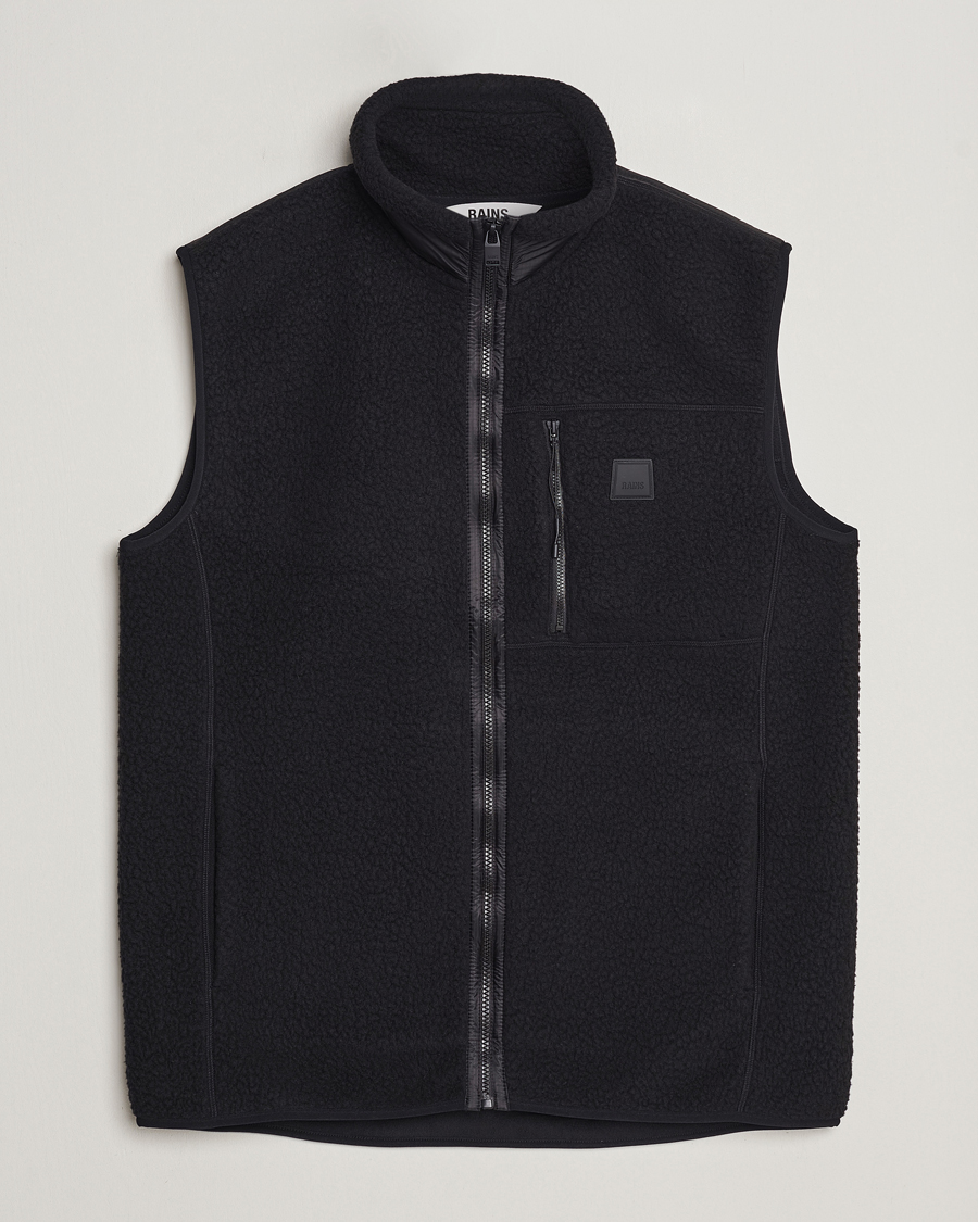Herren | Pullover | RAINS | Yermo Fleece Vest Black