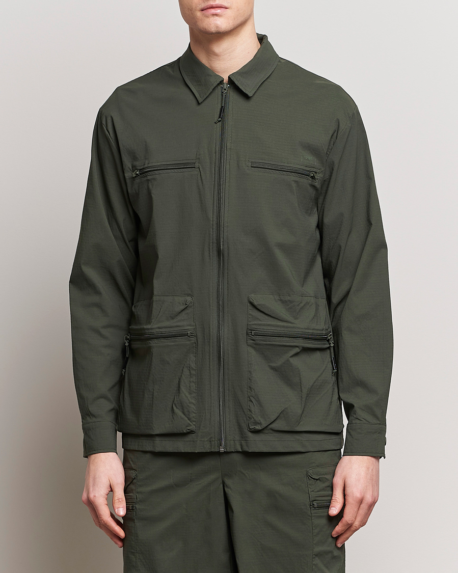 Herren | Hemden | RAINS | Tomar Ripstop Overshirt Green
