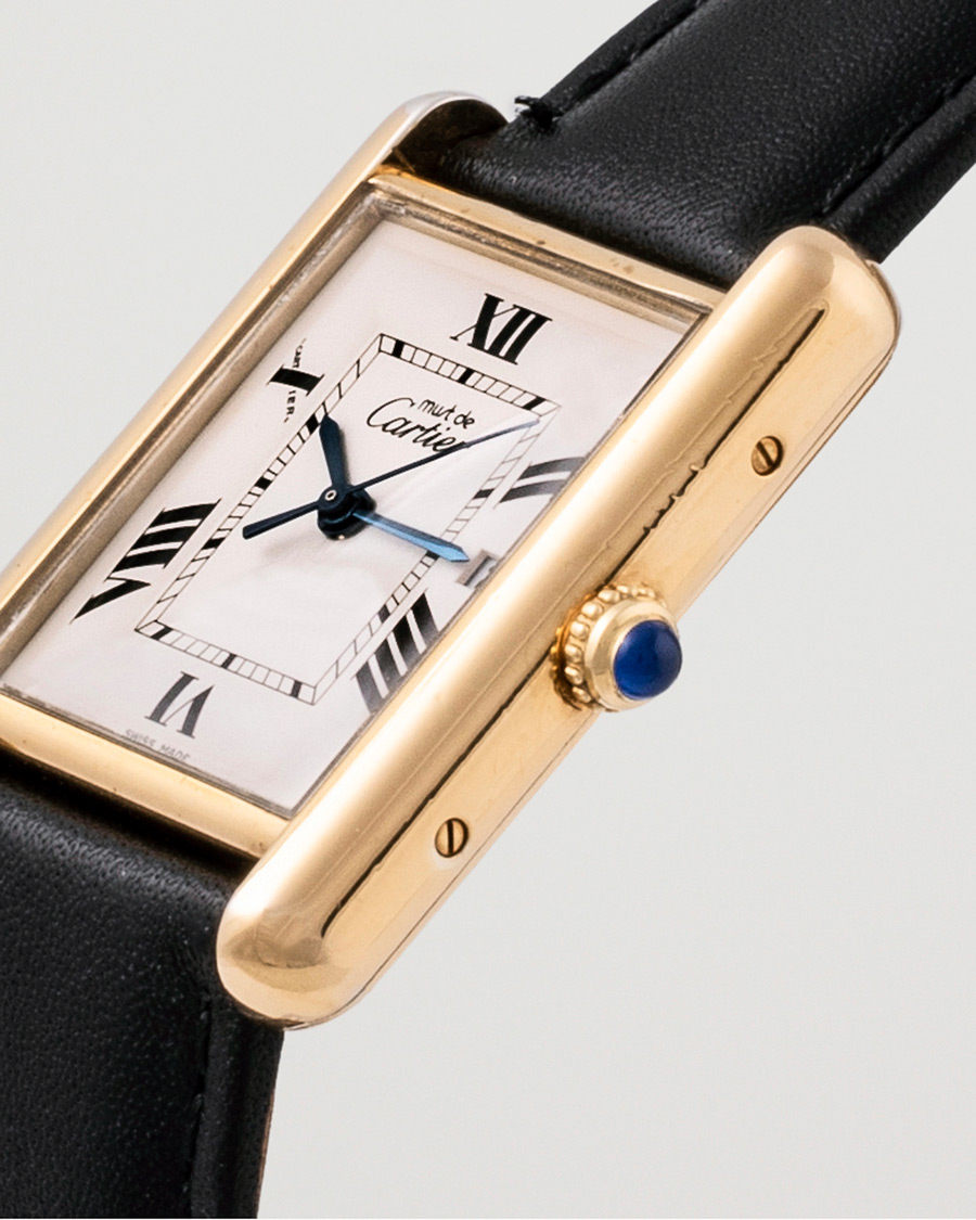 Herren | Cartier Pre-Owned Tank Must XL 2413 Gold | Cartier Pre-Owned | Tank Must XL 2413 Gold