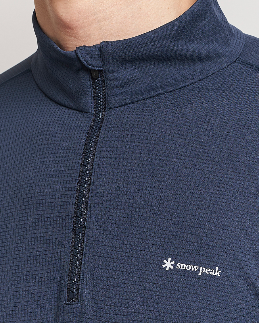 Herren | Pullover | Snow Peak | PE Power Dry Half Zip Navy