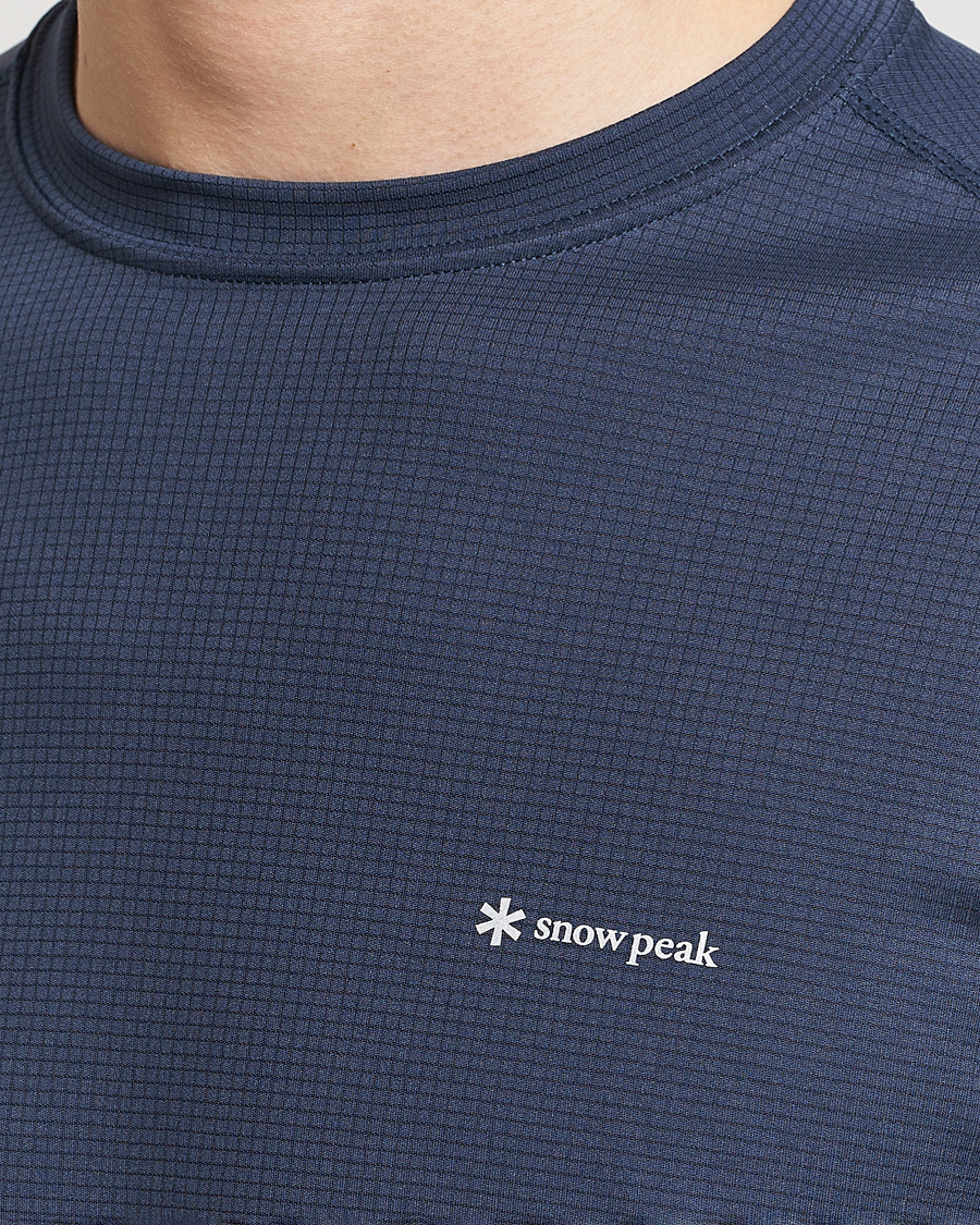 Herren | T-Shirts | Snow Peak | PE Power Dry T-Shirt Navy