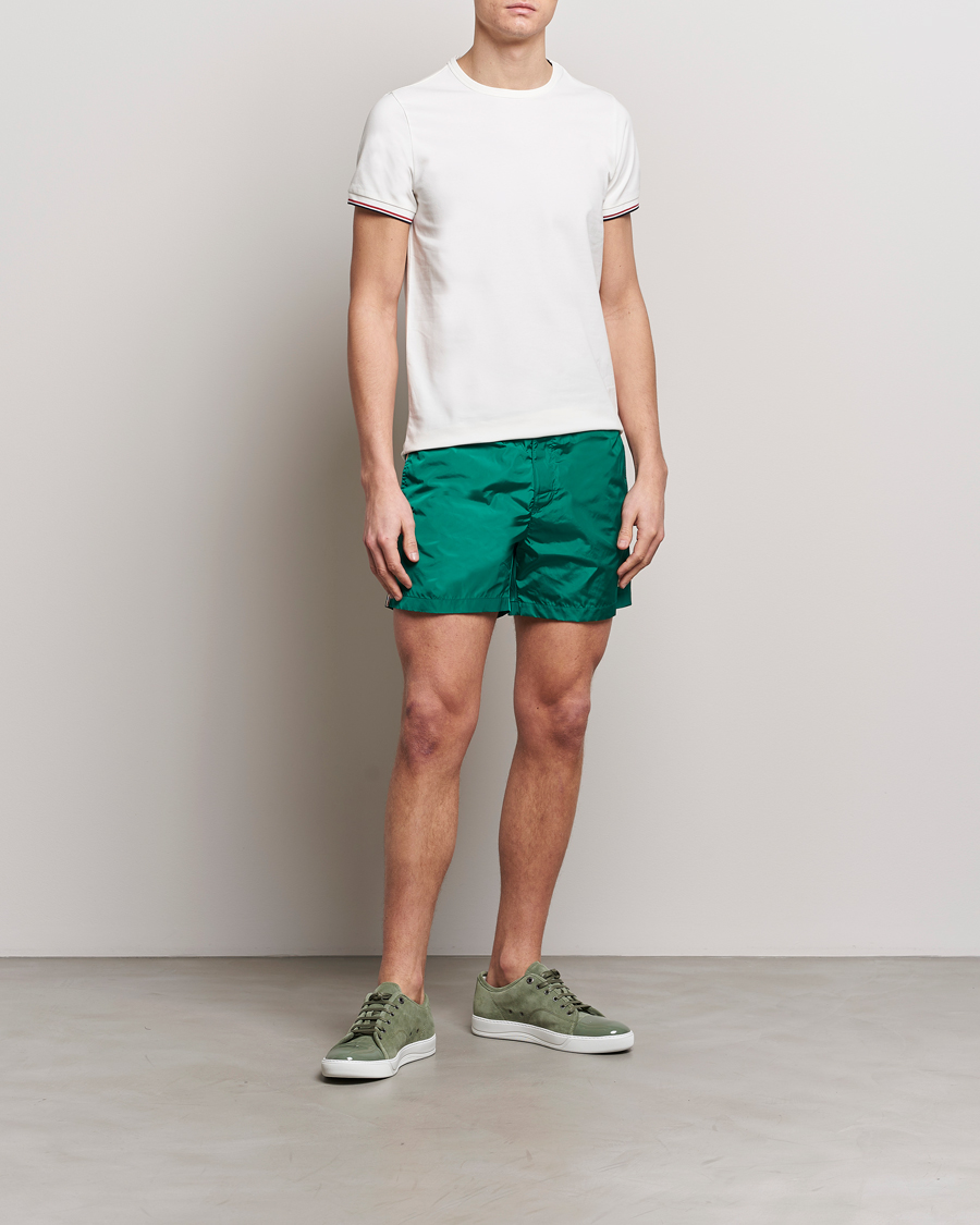 Herren | Badehosen | Moncler | Nylon Swim Shorts Emerald Green