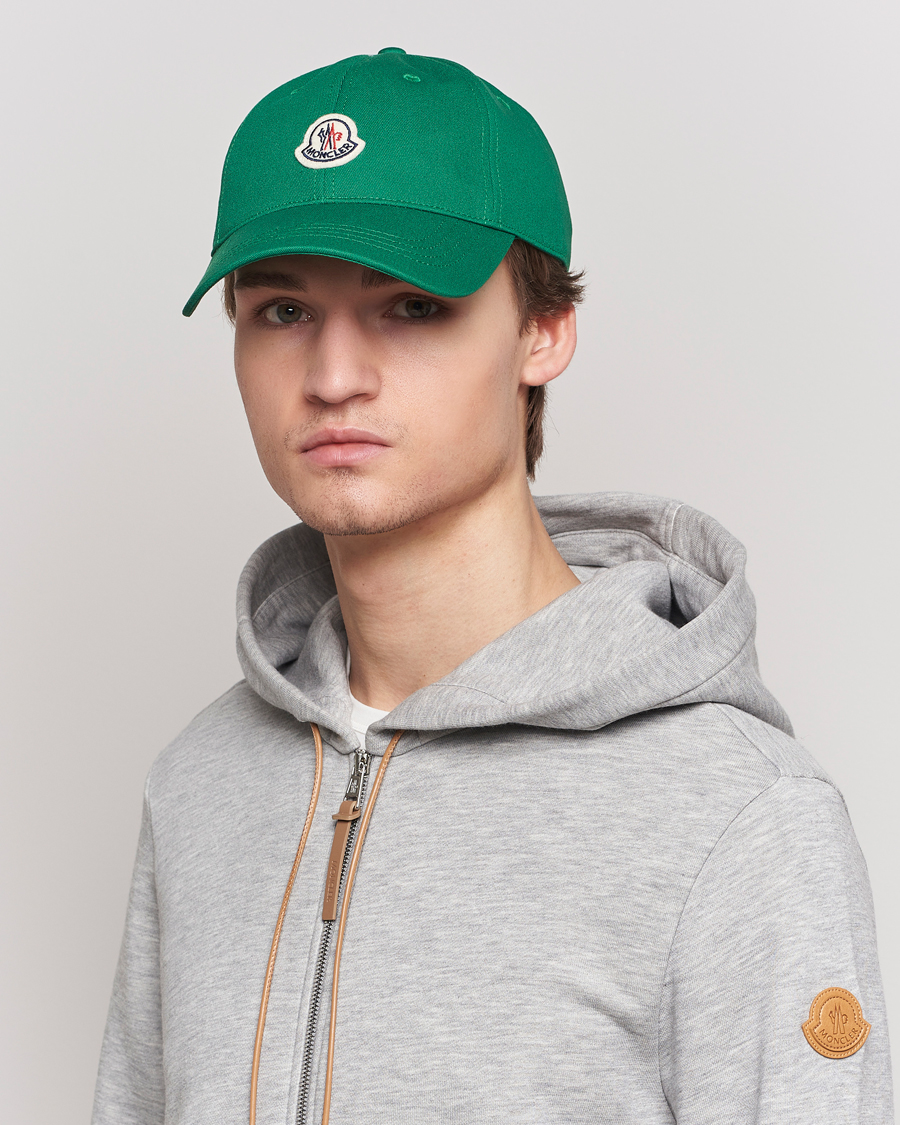 Herren | Moncler Baseball Cap Emerald Green | Moncler | Baseball Cap Emerald Green