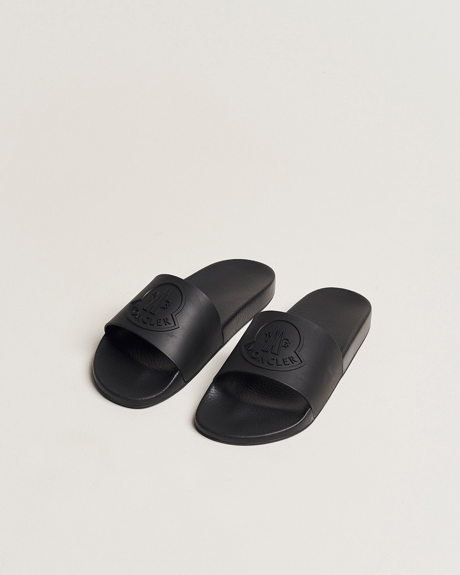 Herren | Moncler Basile Slides All Black | Moncler | Basile Slides All Black