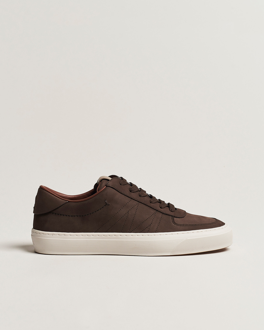 Herren | Moncler Monclub Low Sneakers Dark Brown | Moncler | Monclub Low Sneakers Dark Brown