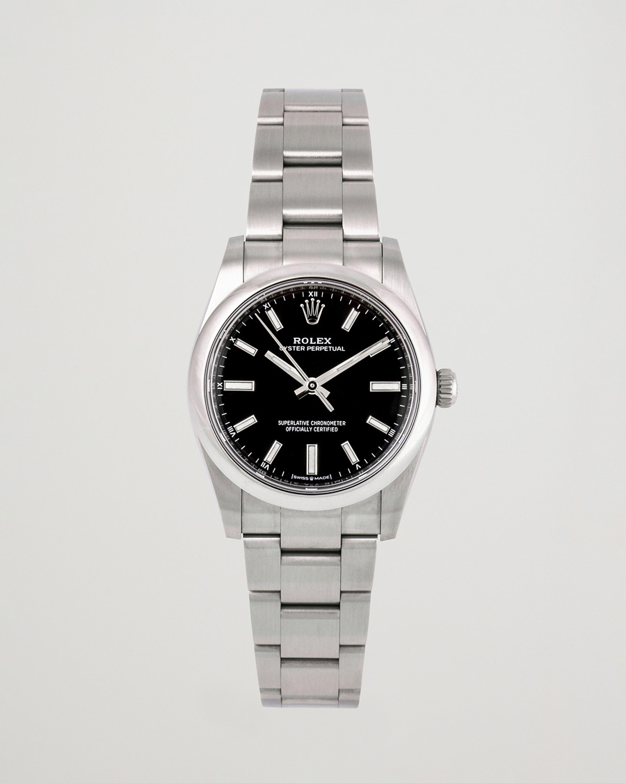 Herren | Rolex Pre-Owned Oyster Perpetual 124200 Silver | Rolex Pre-Owned | Oyster Perpetual 124200 Silver