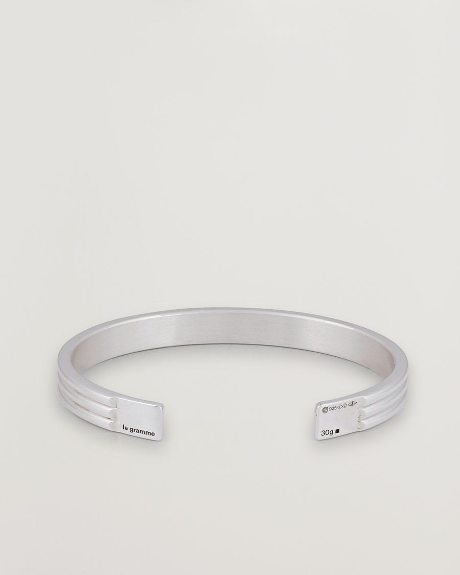 Herren | LE GRAMME Godron Braclet Sterling Silver 30g | LE GRAMME | Godron Braclet Sterling Silver 30g