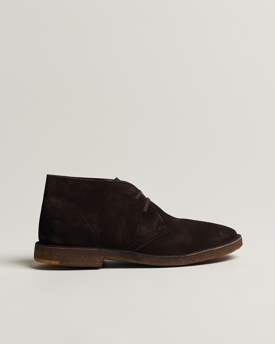 Herren | Astorflex Montflex Chukka Boots Dark Brown Suede | Astorflex | Montflex Chukka Boots Dark Brown Suede