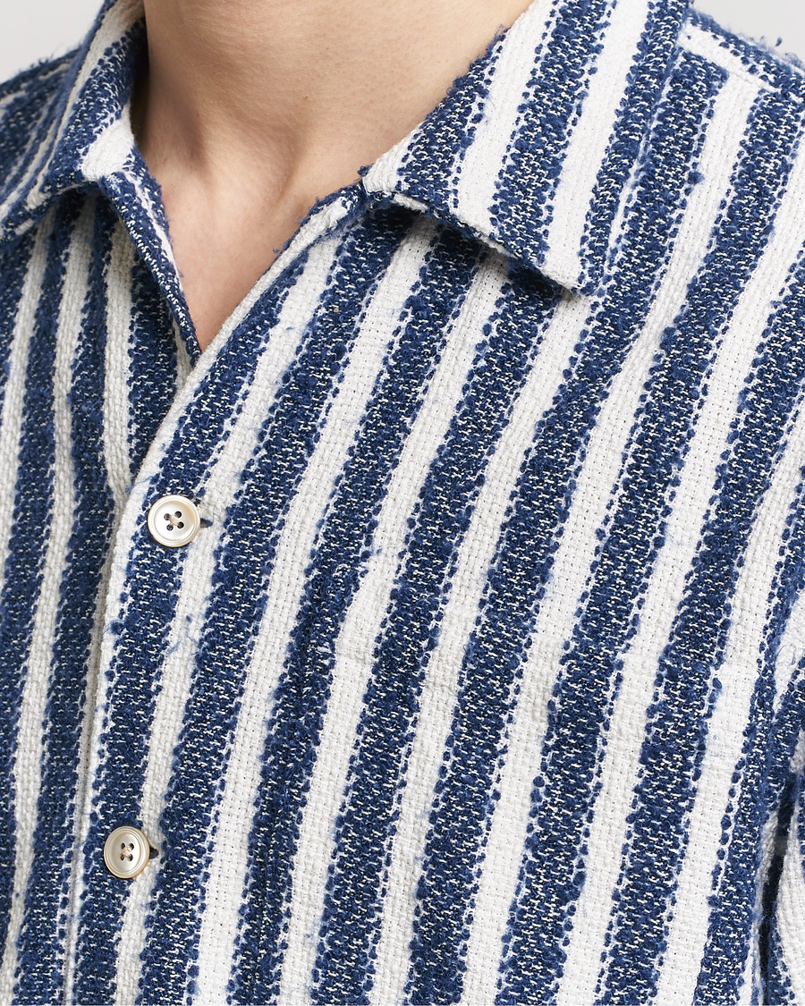 Herren | Hemden | Sunflower | Spacey Shirt Navy Stripe