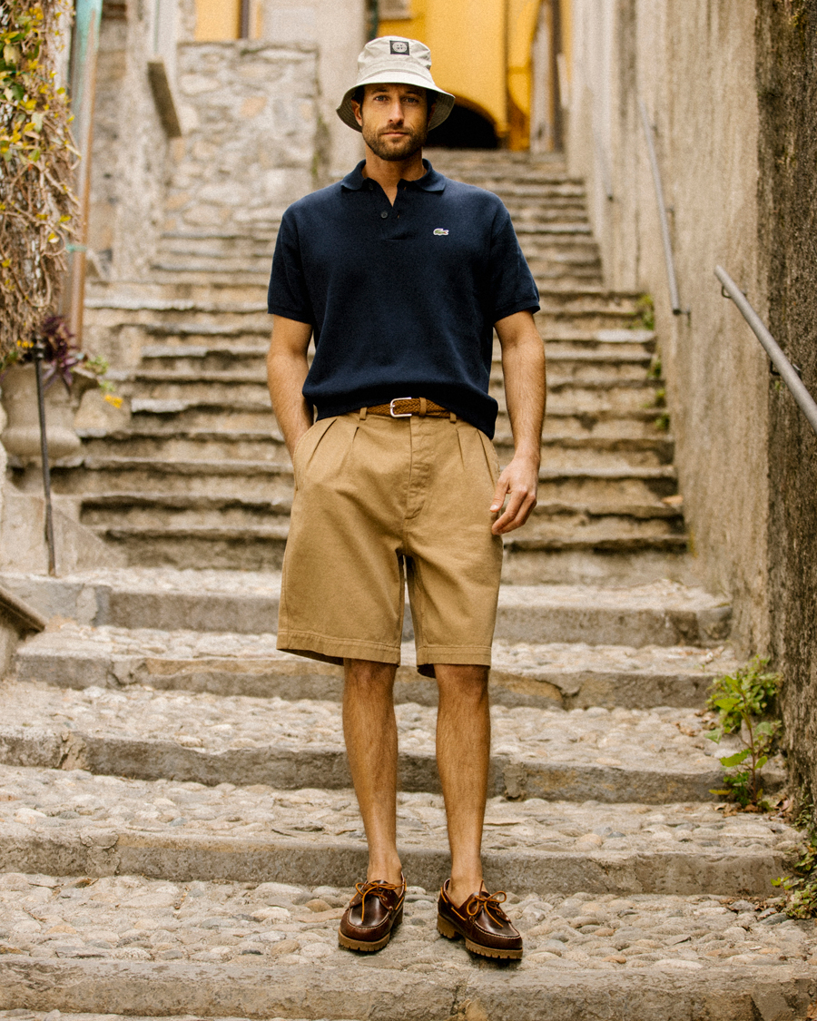 Herren | Shorts | Sunflower | Pleated Shorts Khaki