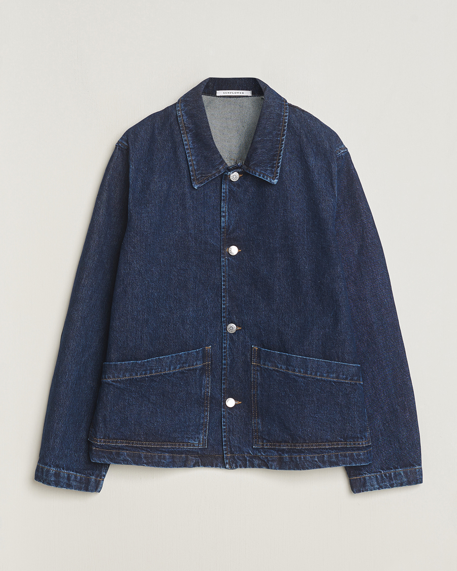 Herren | Jacken | Sunflower | Denim Worker Jacket Rinse Blue