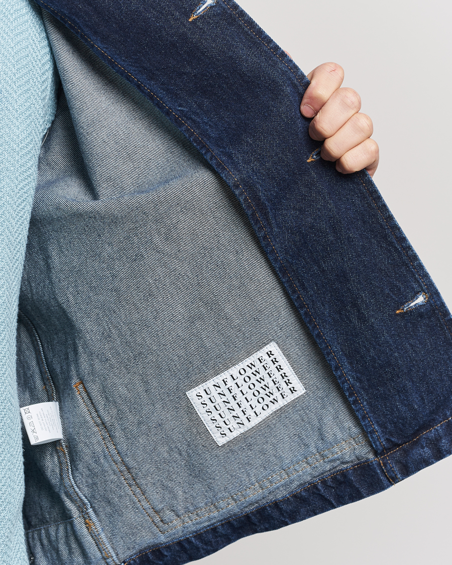 Herren | Jacken | Sunflower | Denim Worker Jacket Rinse Blue