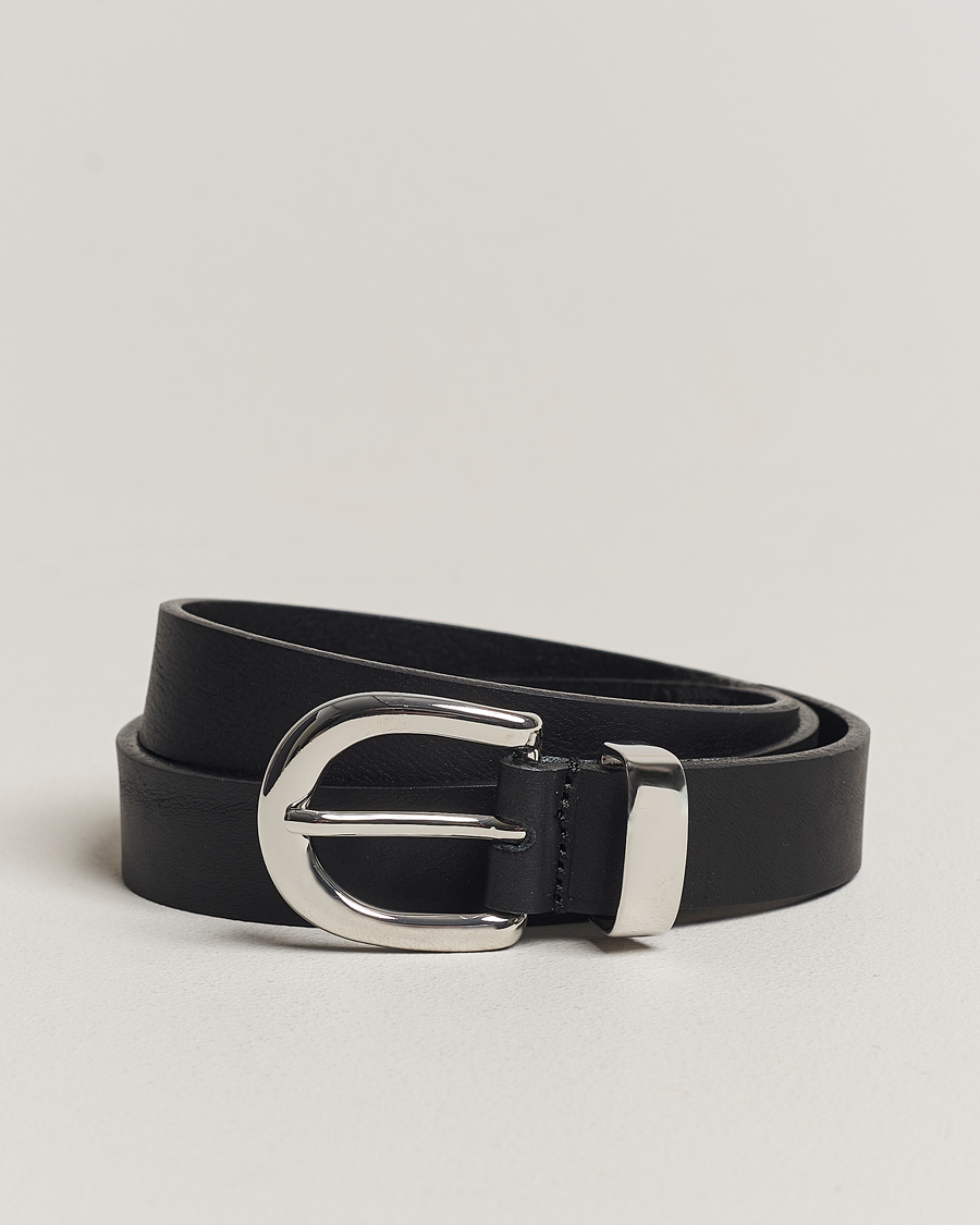 Herren | Sunflower Simple Belt 2,5 cm Black | Sunflower | Simple Belt 2,5 cm Black