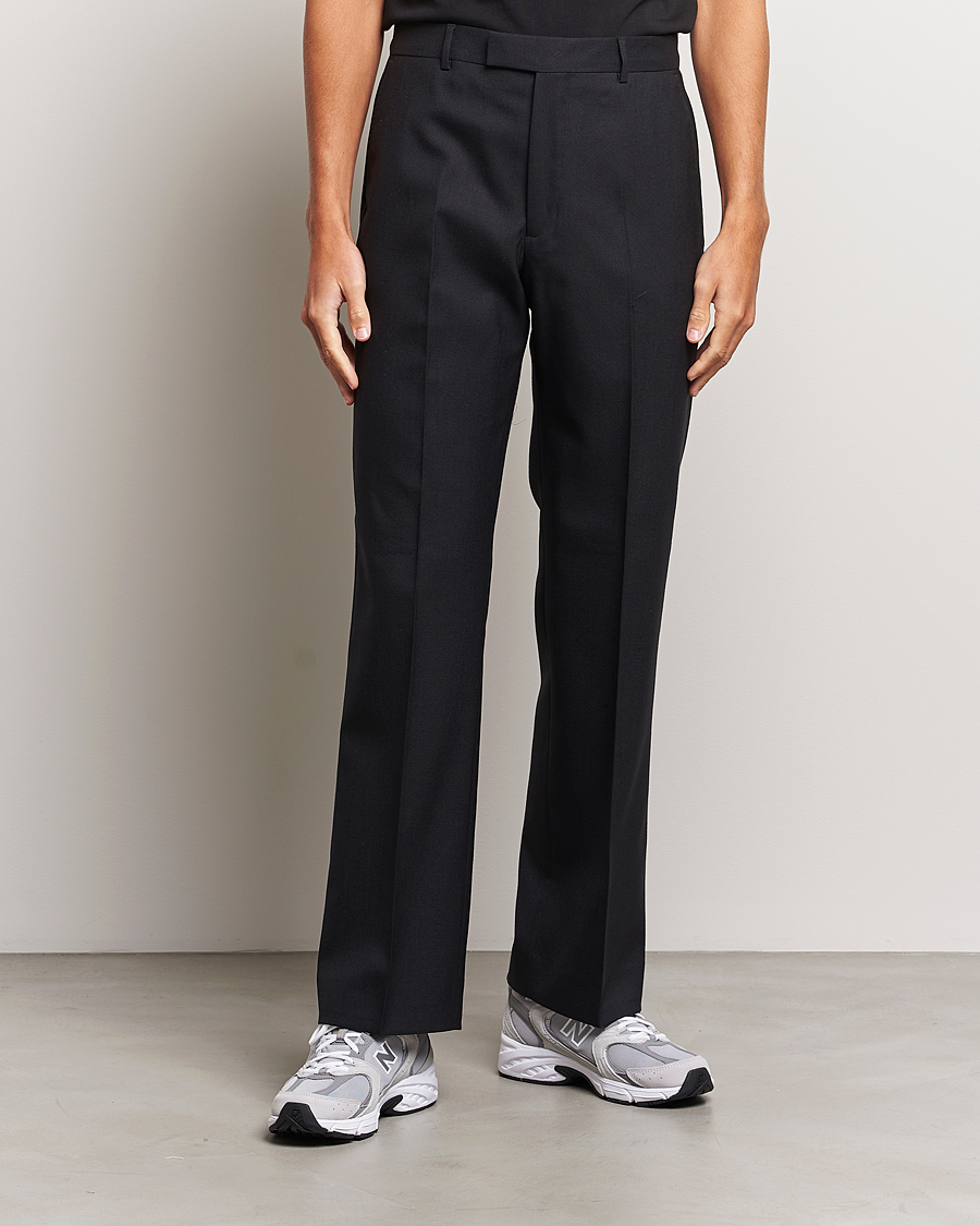 Herren | Hosen | Sunflower | Straight Wool Trousers Black