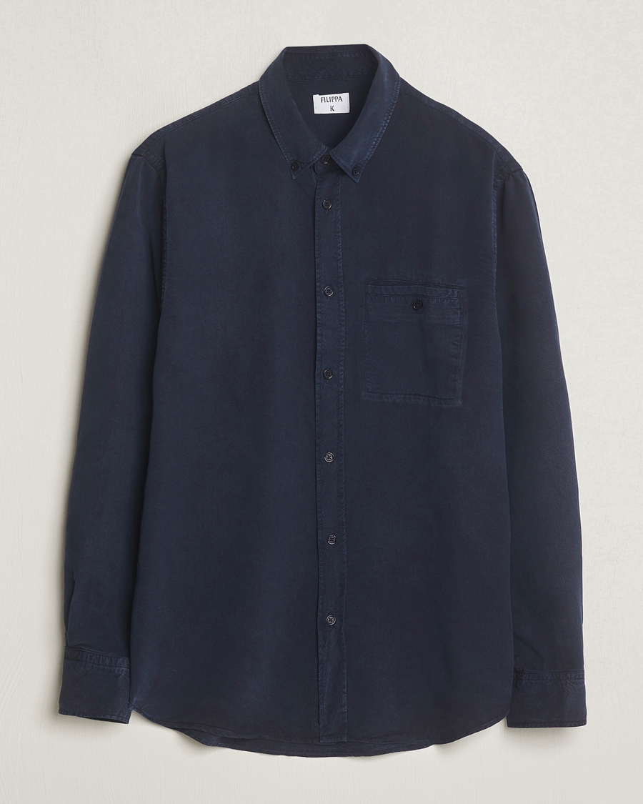 Herren | Hemden | Filippa K | Zachary Lyocell Shirt Navy