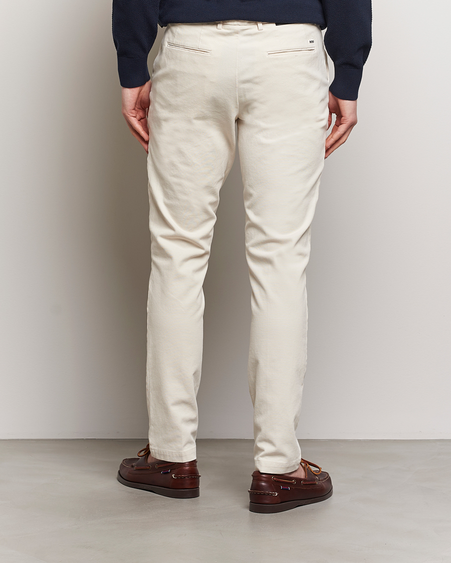 Herren | Hosen | BOSS BLACK | Kaito1 Cotton Chinos Open White