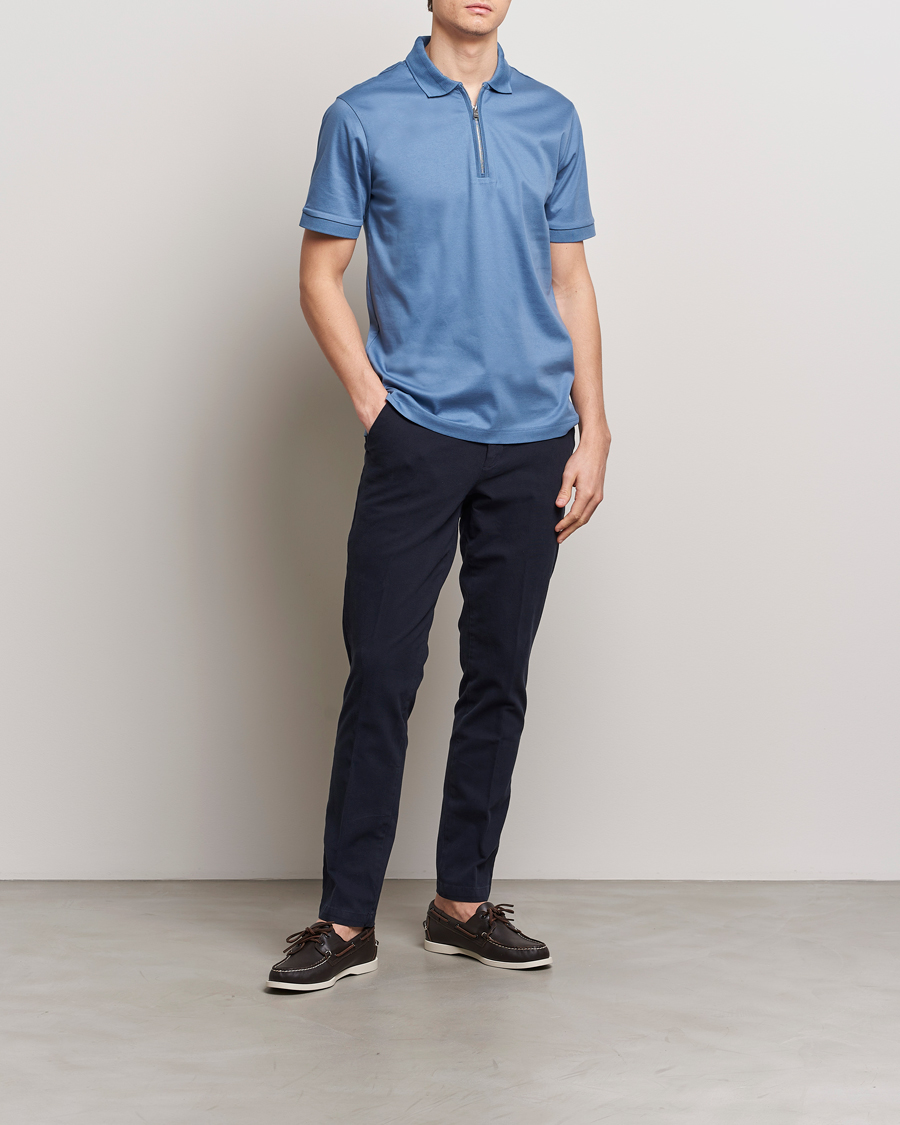 Herren | Hosen | BOSS BLACK | Kaito1 Cotton Chinos Dark Blue