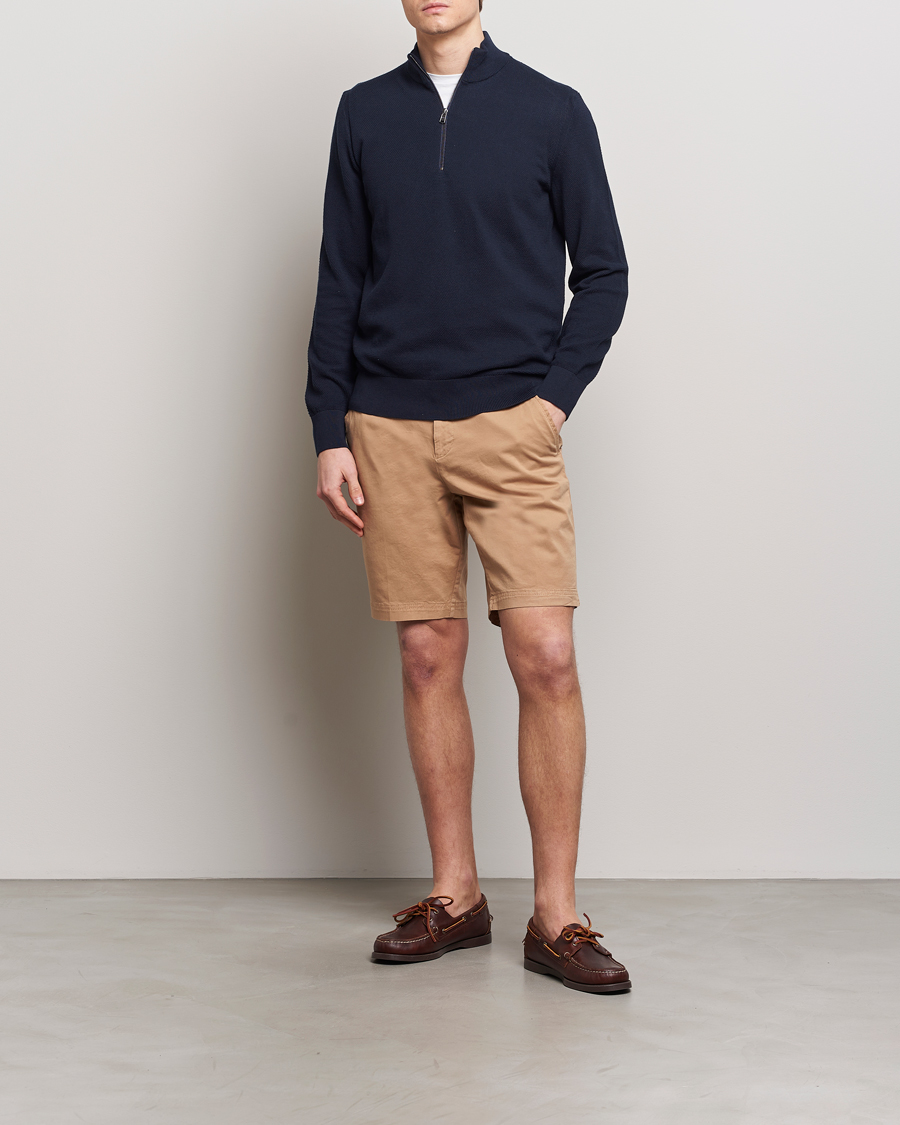 Herren | Shorts | BOSS BLACK | Slice Cotton Shorts Medium Beige