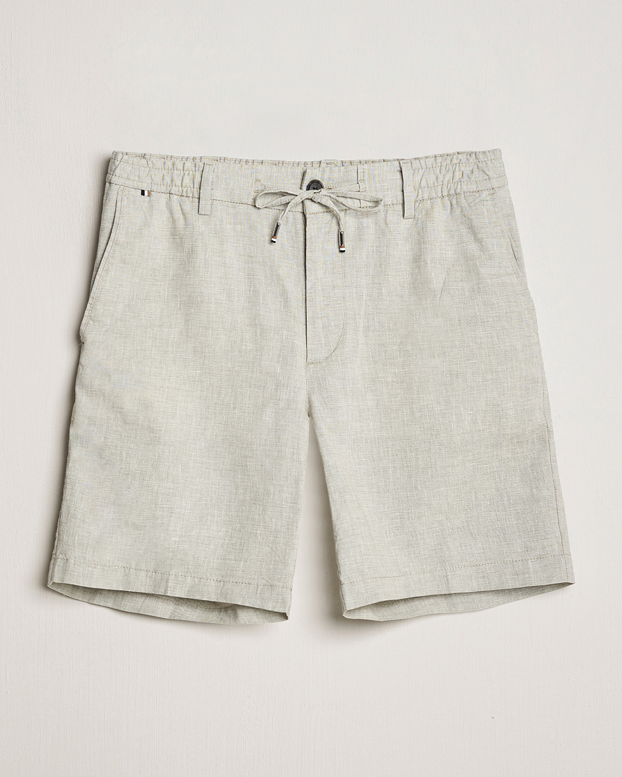 Herren | Shorts | BOSS BLACK | Kane Drawstring Shorts Open Green