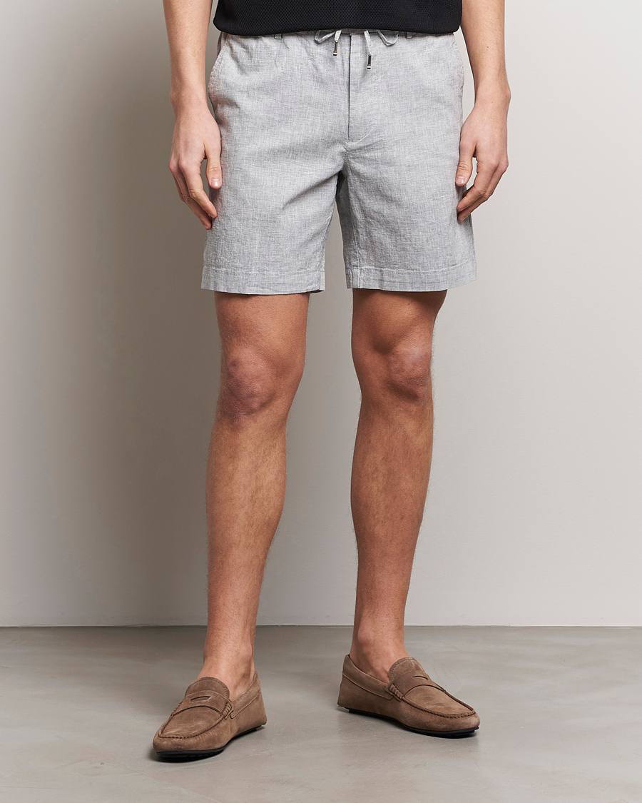 Herren | Shorts | BOSS BLACK | Kane Drawstring Shorts Light Blue
