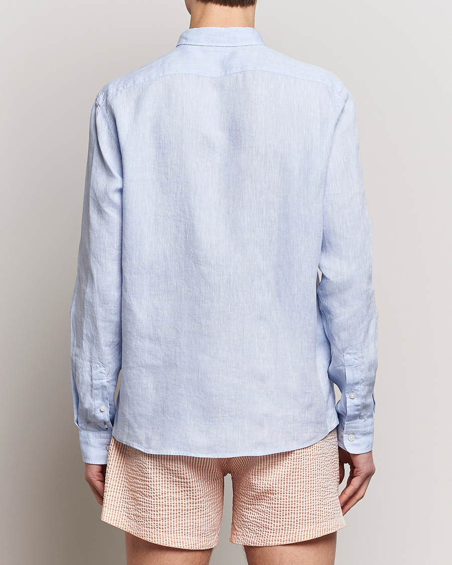 Herren | Hemden | BOSS BLACK | Liam Linen Shirt Light Blue