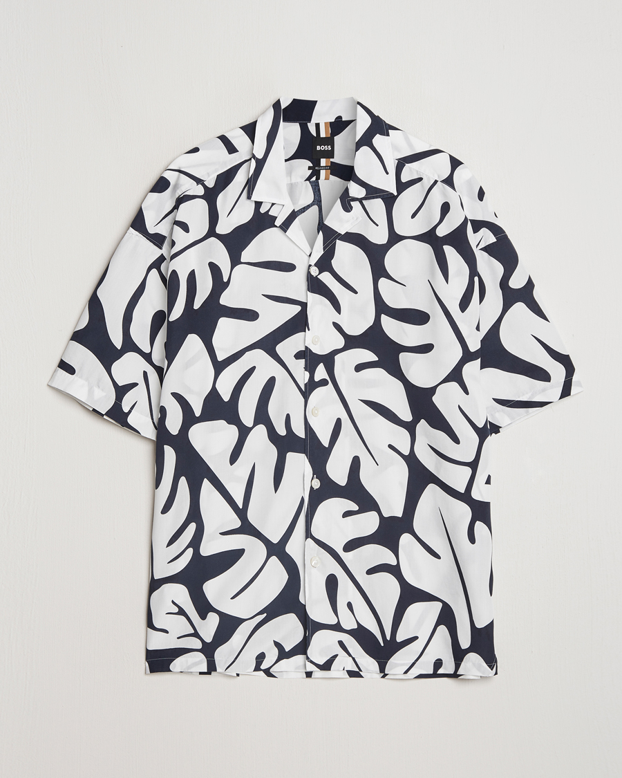 Herren | Hemden | BOSS BLACK | Drew Short Sleeve Shirt Dark Blue